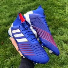Adidas predator 19.1 tr trainer soccer shoes size 11.5 active red d98057 nwob. Adidas Predator 19 1 Fg Blue Silver Red Brand Depop
