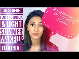 quick light summer makeup tutorial