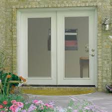Clear Glass Full Lite Hinged Patio Door