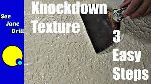 how to do a knockdown texture in 3 easy