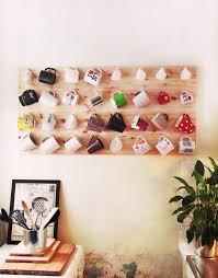diy cup rack for orderly kitchen