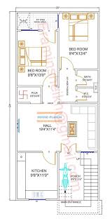 Double Story House Plan With 3 Bedrooms