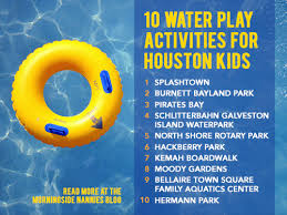 water play activities for houston kids