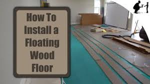 installing wooden flooring on concrete