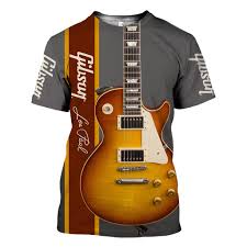 3d Printed Gibson Les Paul Design Clothes Qs1905