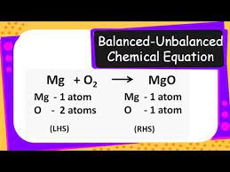 unbalanced chemical equations