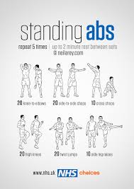 standing abs workout