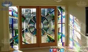 Customized Stained Glass Door Inserts