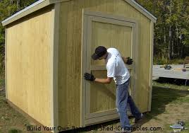 how to build a shed build shed door