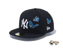 Many fitted hats are very similar to flexfit caps. New York Yankees Butterflies 59fifty Fitted Cap By Mlb X New Era Strictly Fitteds