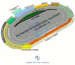Richmond International Raceway Seating Chart Elcho Table