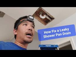How To Fix A Leaky Shower Pan Drain