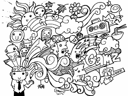 Gesgolden doodle mini coloring pages : Doodle Coloring Pages Best Coloring Pages For Kids