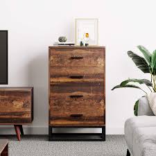 Tall narrow dressers are a right solution. 19 Mo Finance Wlive 4 Drawer Chest Tall Dresser Wood Storage Abunda
