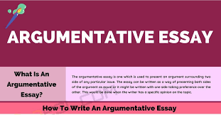 argumentative essay definition