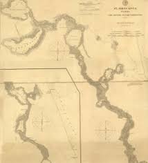 Florida Memory St Johns River Nautical Chart Lake Monroe