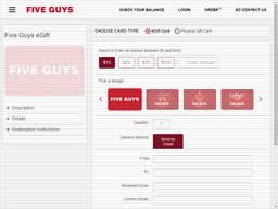 How to check your five guys gift card balance. Five Guys Gift Card Balance Check Balance Enquiry Links Reviews Contact Social Terms And More Gcb Today