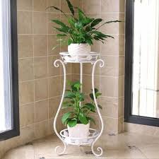 tall metal iron plant stand flower pot
