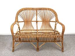 italian rattan bamboo sofa armchairs
