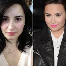 demi lovato goes makeup free urges