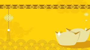 chinese new year gold background in