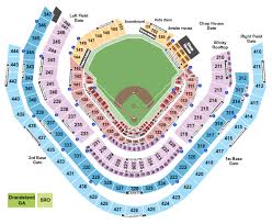 mlb seating charts for all 30 teams and