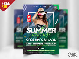 Summer Party Flyer Design Psd Psd Zone