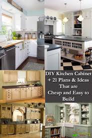 diy kitchen cabinet plans 21 ideas