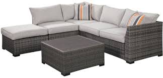 valencia outdoor wicker sectional with