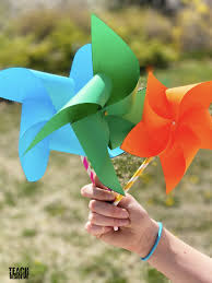 how to make pinwheels with templates
