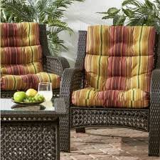 Dewey 3 Section Contemporary Outdoor Stripe High Back Chair Cushion Set Of 2 By Havenside Home 44l X 22w