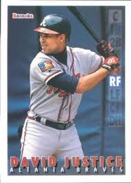 The baseball heroes program, which started in 1990 with reggie jackson, continues. The Trading Card Database 1995 Bazooka 6 David Justice David Justice Braves Atlanta Braves