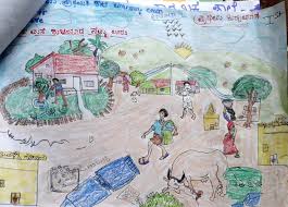 From Kameng To Kanker Paintings By Children Depicting