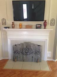 Diy Solution To Conceal Your Fireplace