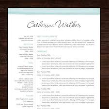Super cute resume design    Yellow Bracket Resume   Cover Letter Template   Word Doc