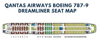 boeing 787 9 dreamliner seat map with