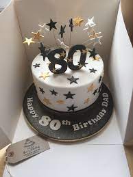 Buttercreme icing with fondant accents! 80th Birthday Cake 80 Birthday Cake 60th Birthday Cakes 70th Birthday Cake