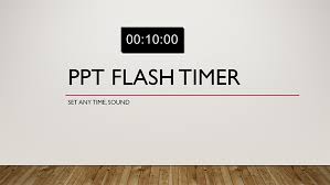 Ppt Flash Timer Ts Ltc Clock