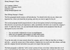 How to Write a Cover Letter in     