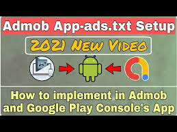 how to setup app ads txt in admob for