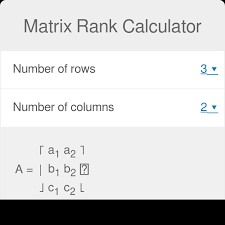 Matrix Rank Calculator