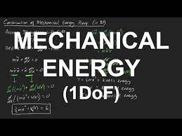 Conservation Of Mechanical Energy Proof