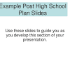 Post high school plan