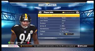 There are players who can and will change position, stay onto the guide. Be A Player Madden 2013 Wiki Guide Ign