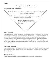 Writing Introduction Literature Essay How To Write A Literary