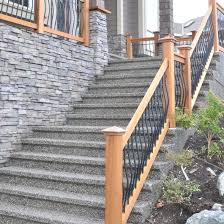 Tuscany Wood Deck Stair Railing By
