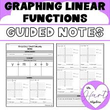 Guided Notes Graphing Linear Equations