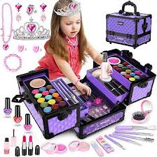 62pcs kids makeup kit for washable