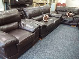 exdisplay laz boy 321 leather sofa in