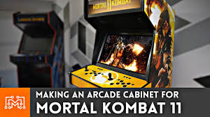 an arcade cabinet for mortal kombat 11